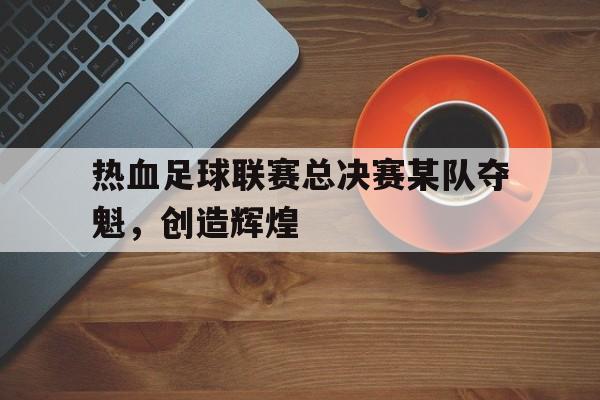 热血足球联赛总决赛某队夺魁，创造辉煌